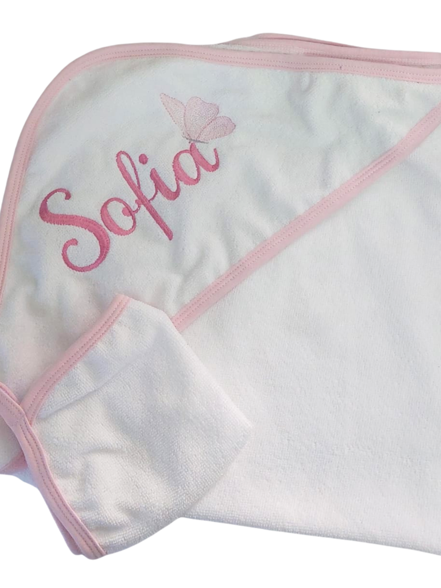 Personalised Baby Towel & Face Cloth Set