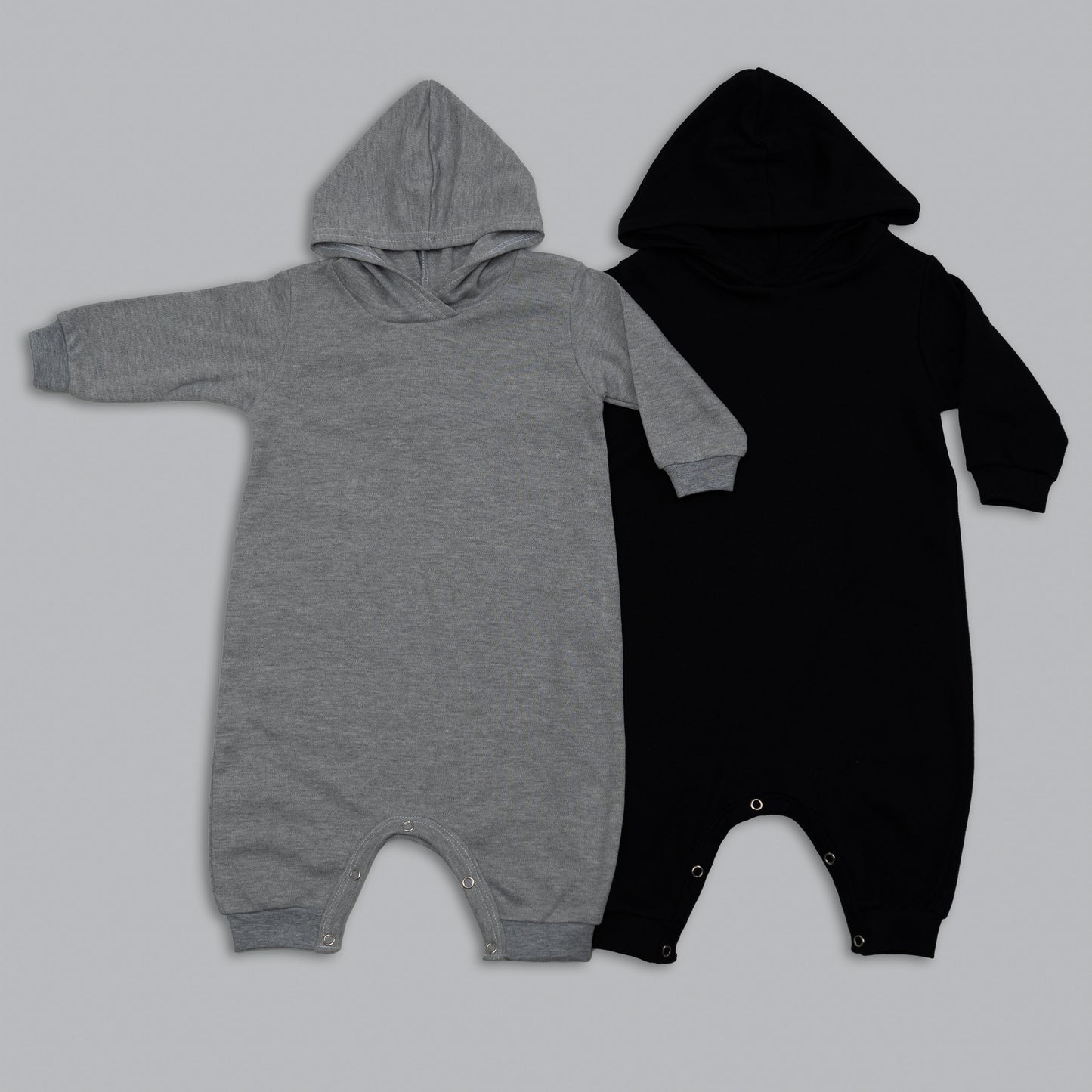 100% Cotton Infant Hooded Harem Babygro - Little Lumps