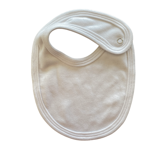 100% Cotton  Blank Baby Bib