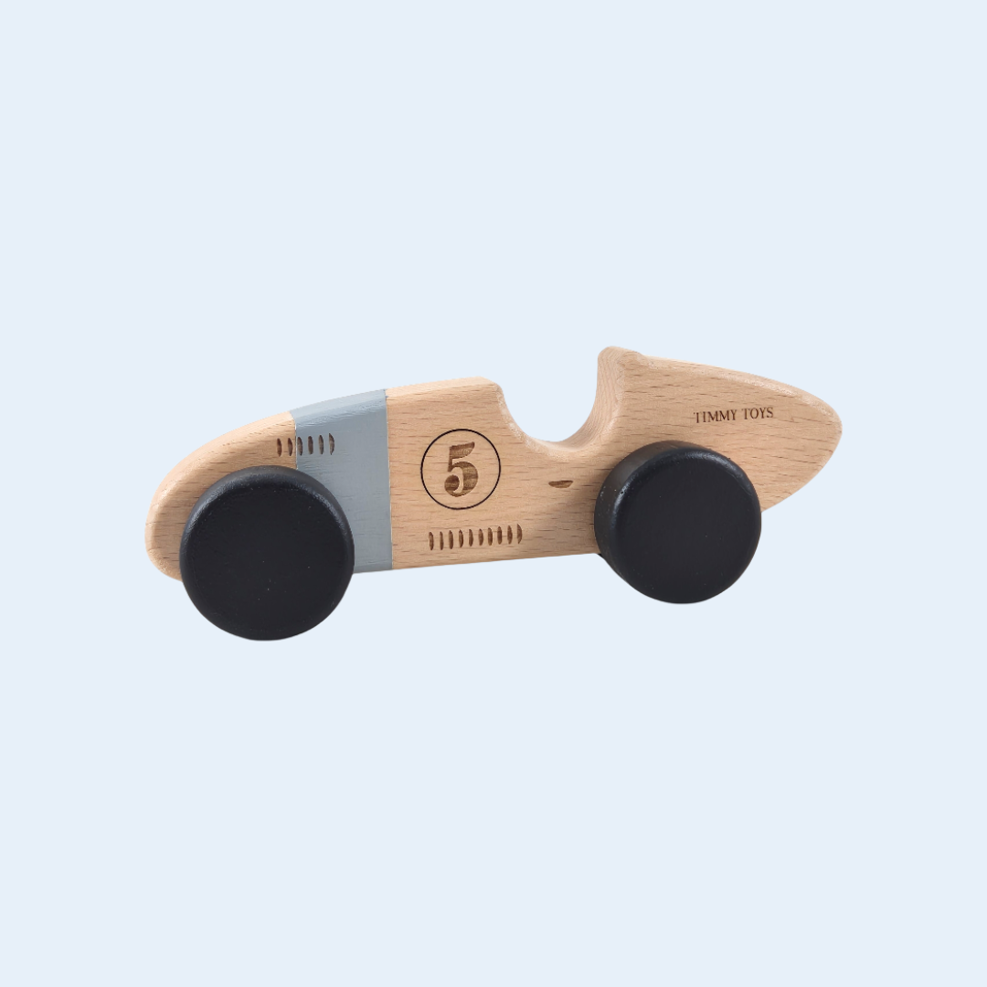 Vintage Racing Car Wooden Toys