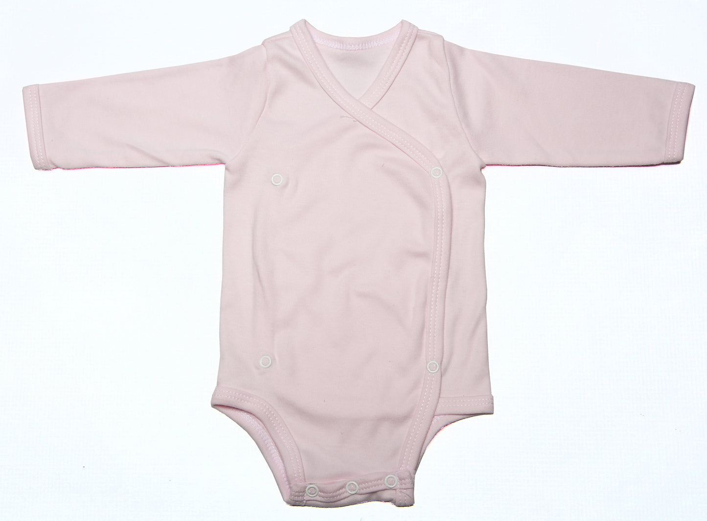 2-Pack Long-Sleeved Crossover Button-Up Onesies Mixed Colours - Little Lumps