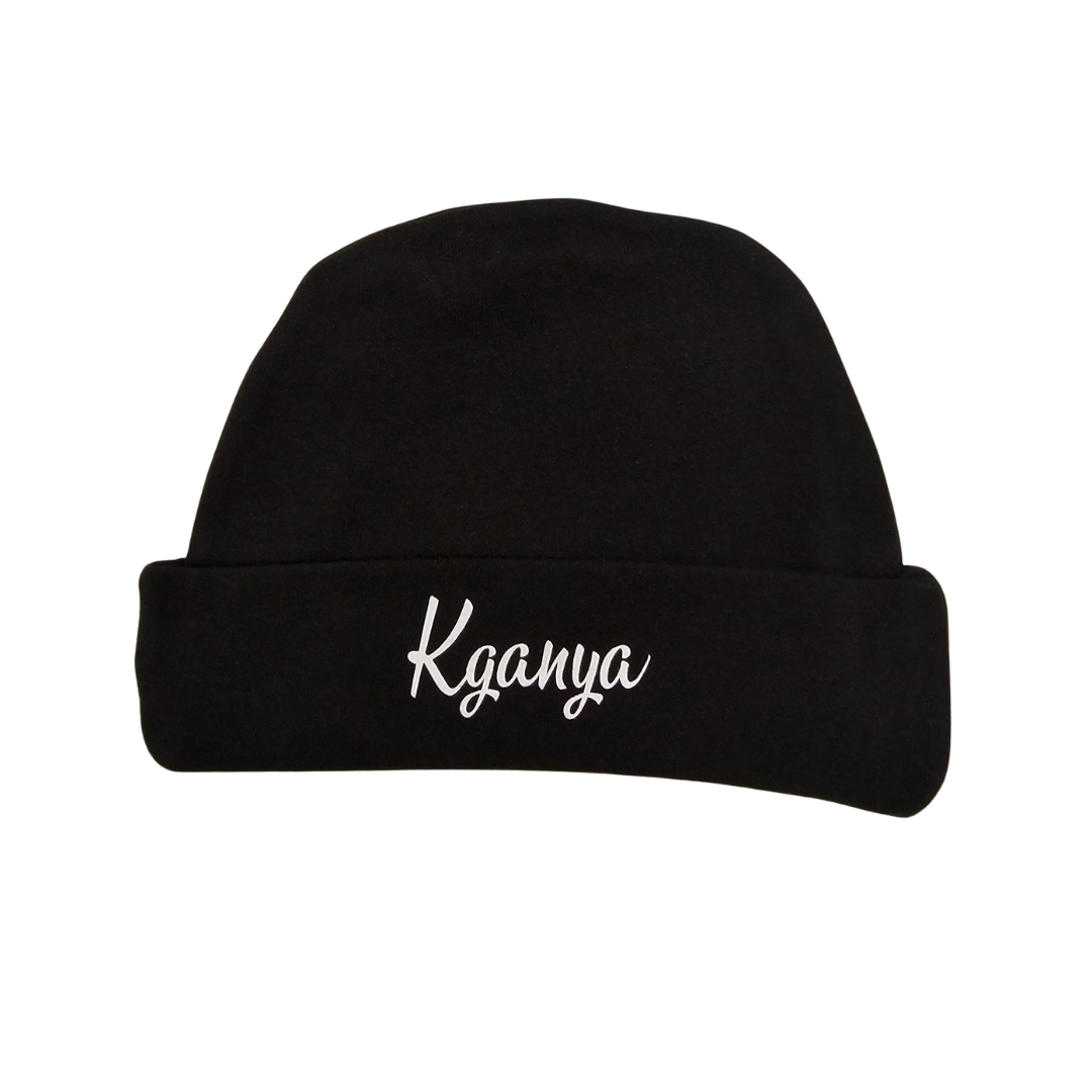 Personalised Minimalistic Babygro and Beanie