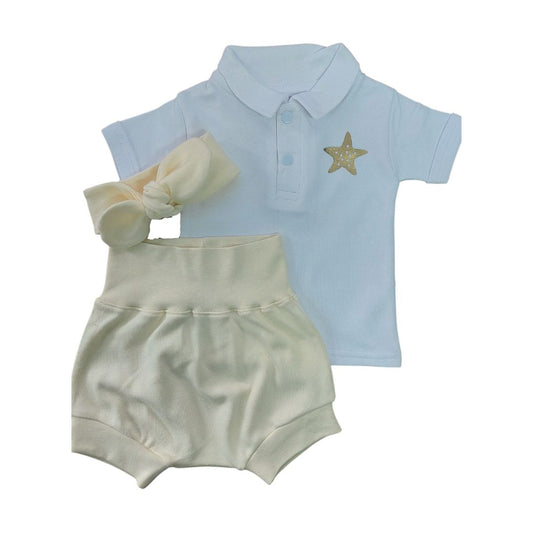 Baby Starfish T-shirt & Short Set - Little Lumps