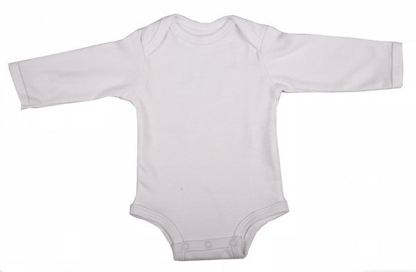 Long-Sleeved Baby Onesie With Envelope Neck - Little Lumps