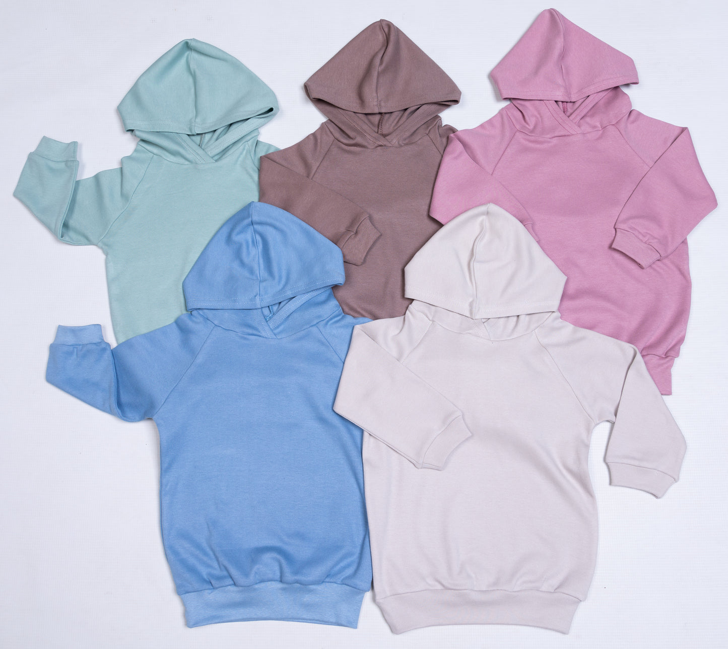 Long Sleeved Baby Hoodies in new colours - Little Lumps