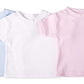 Short-Sleeved Crew-Neck Baby T-Shirts In 100% Cotton Blank Fabric -2 pack - Little Lumps
