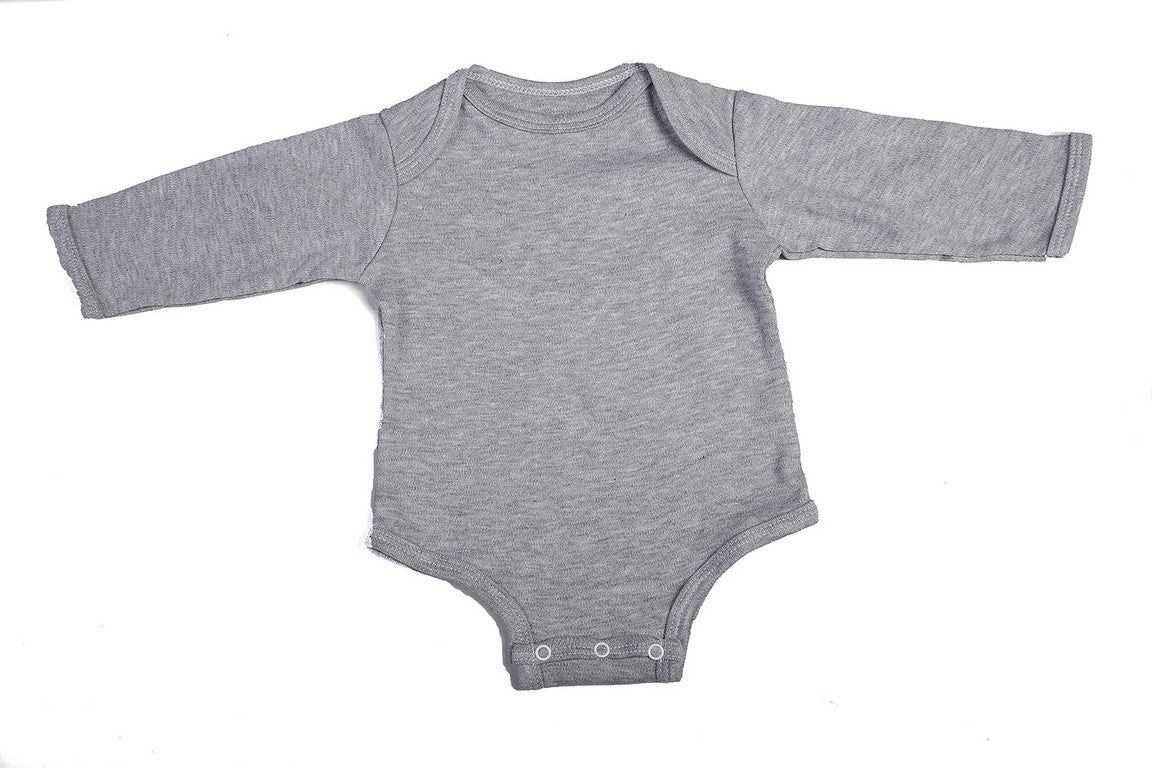 Long-Sleeved Baby Onesie With Envelope Neck - Little Lumps