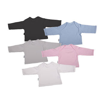 Long-Sleeved Baby T-Shirt With Envelope Neckline - Little Lumps