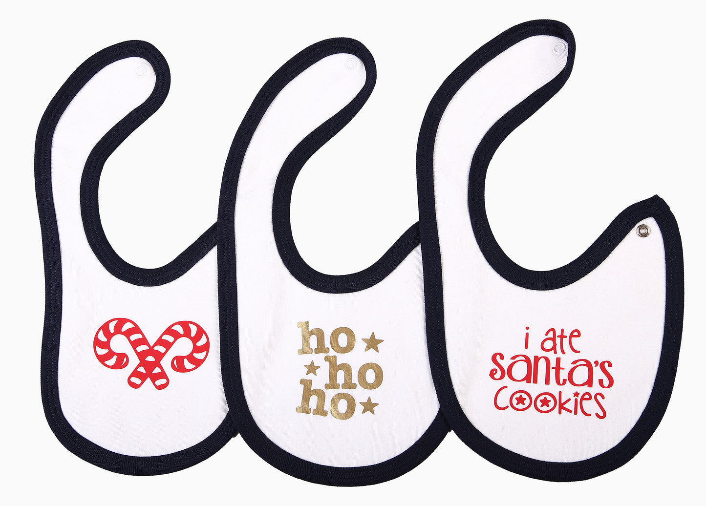 Christmas Baby Bibs (3pack -printed) - Little Lumps