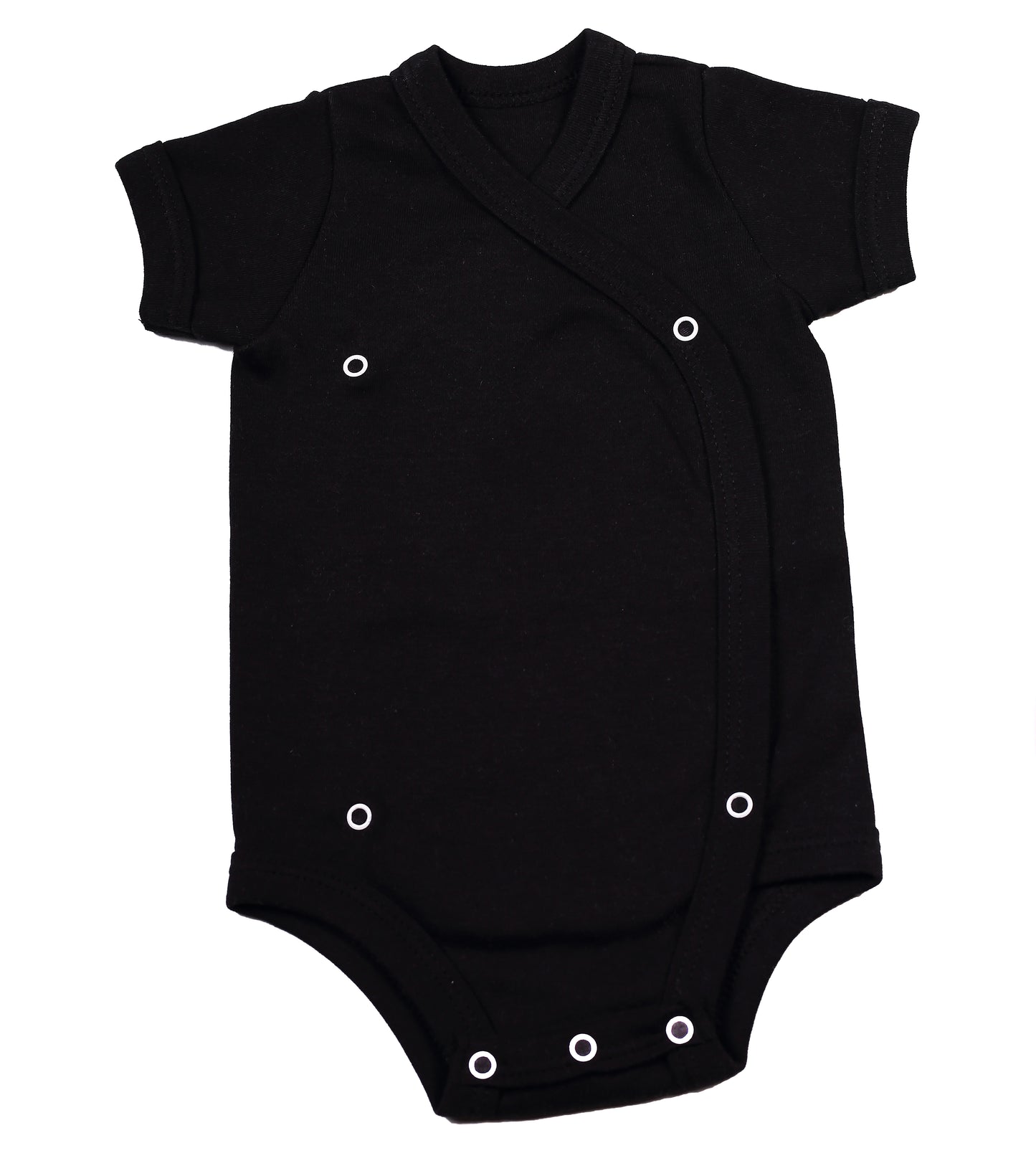 Cross-over Baby Onesie short sleeve - Little Lumps