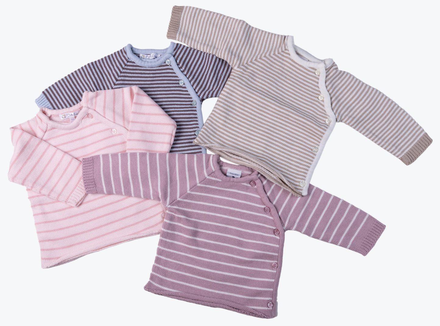 Crossover stripey  Baby Jersey - Little Lumps