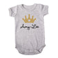 Personalised Crown Baby Onesie - Little Lumps