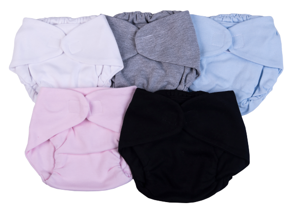 2-Pack Blank Diaper Covers Made From 100% Cotton - Little Lumps