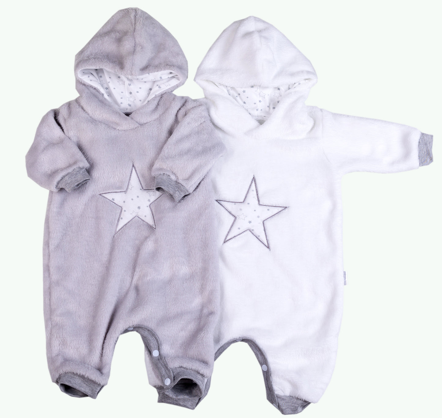 Fluffy Star Babygro - Little Lumps