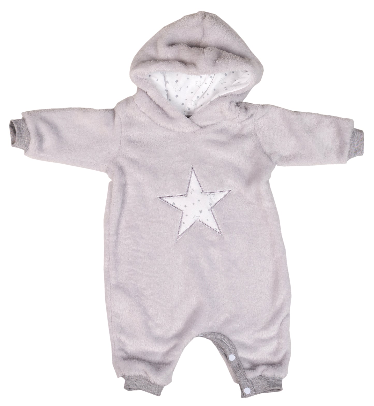 Fluffy Star Babygro - Little Lumps