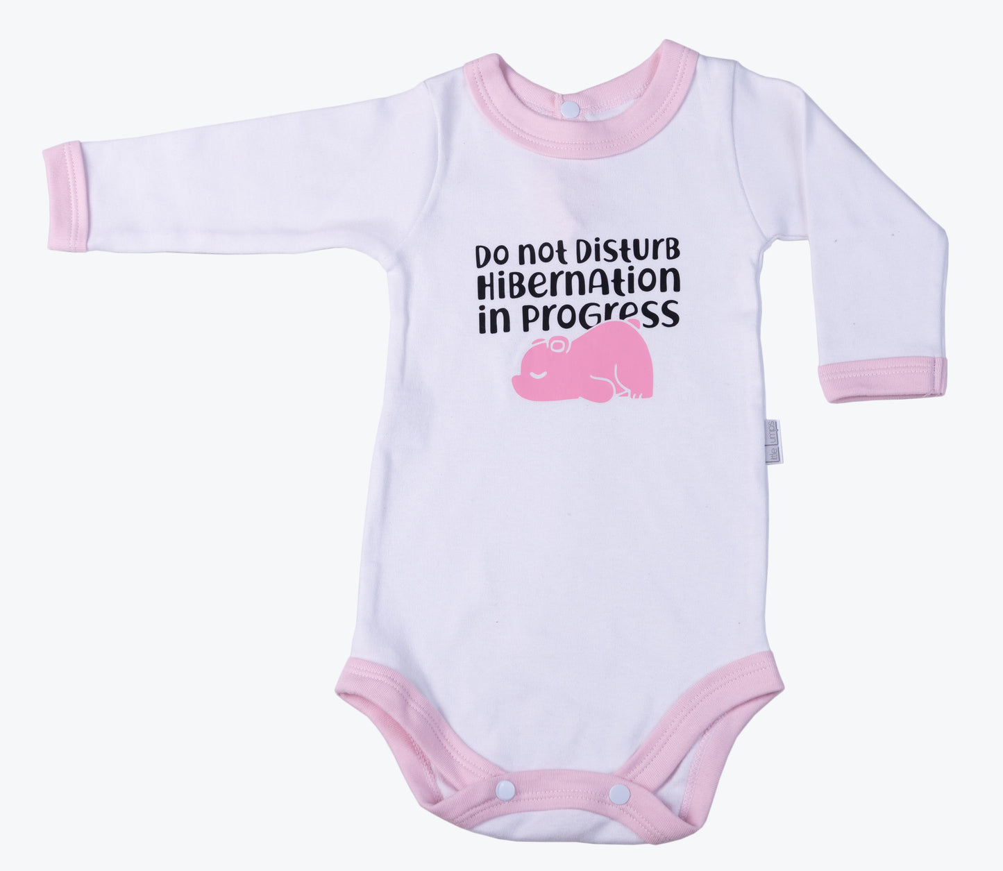 Hibernation Long Sleeved Baby Onesie - Little Lumps
