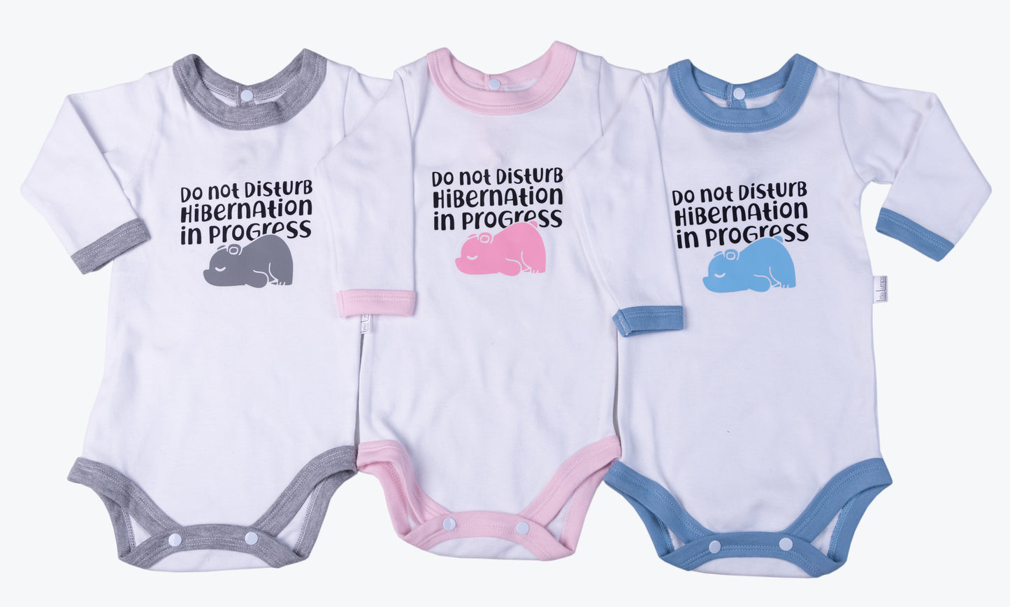 Hibernation Long Sleeved Baby Onesie - Little Lumps