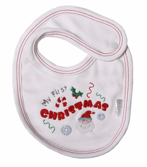 My 1st Christmas Baby Bib - Little Lumps