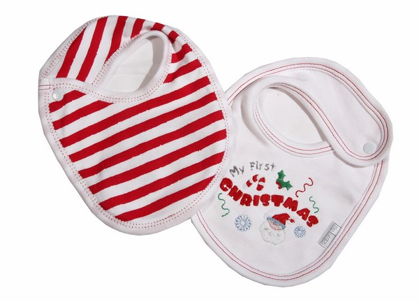 My 1st Christmas Baby Bib - Little Lumps