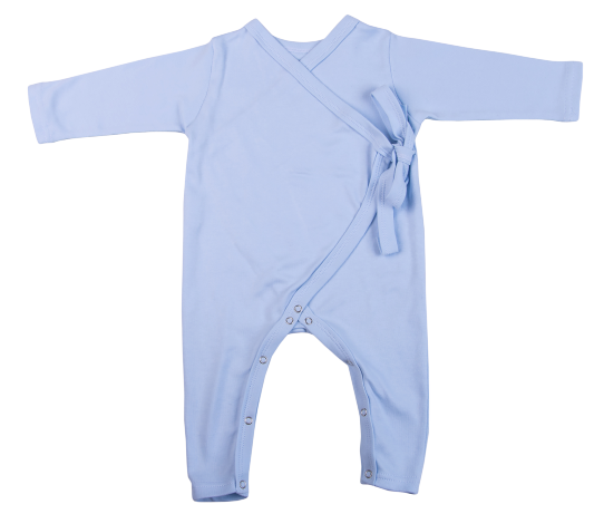 100% Cotton Infant Kimono Babygro - Little Lumps