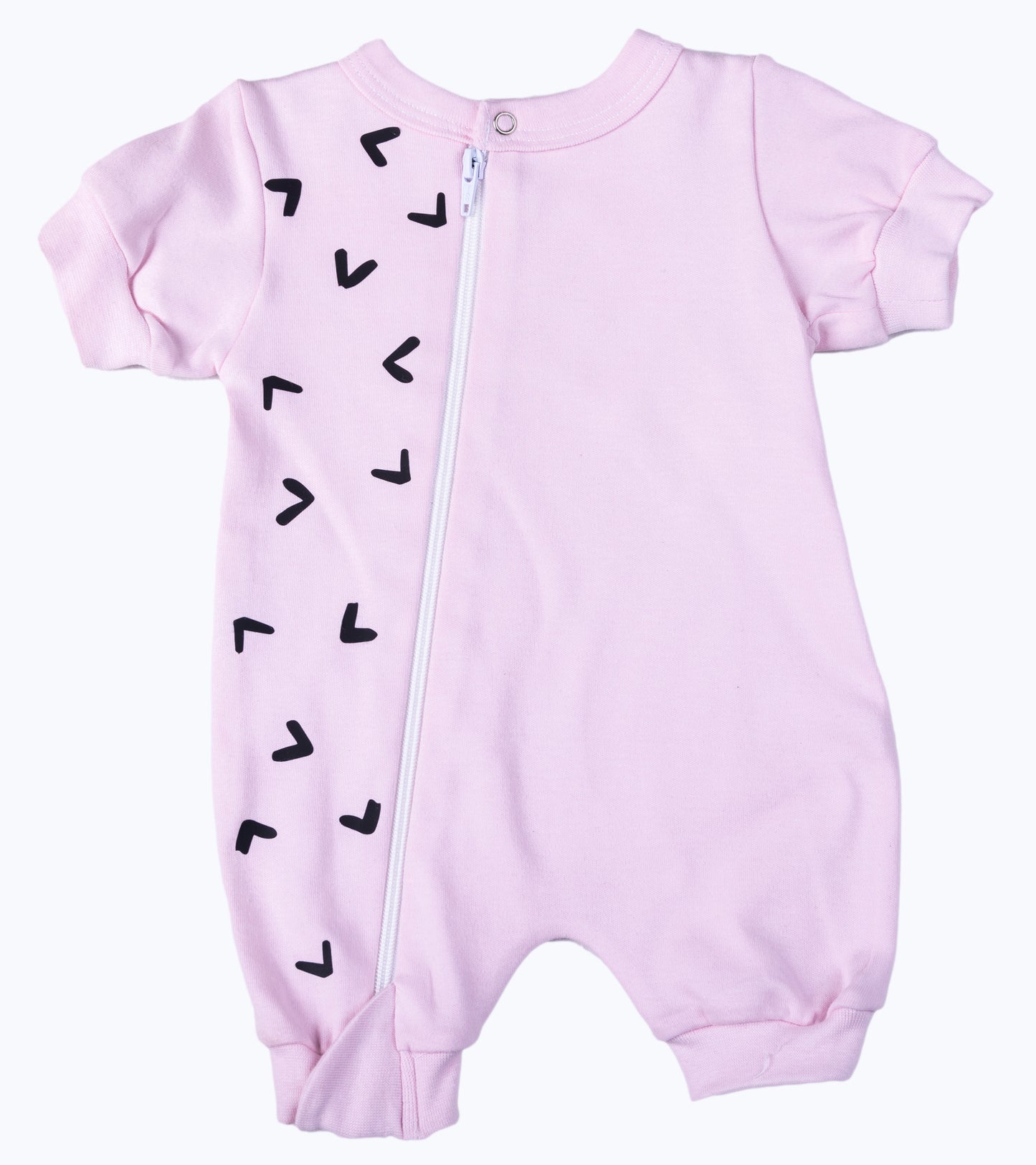 Printed Zip Summer Baby Romper - Little Lumps