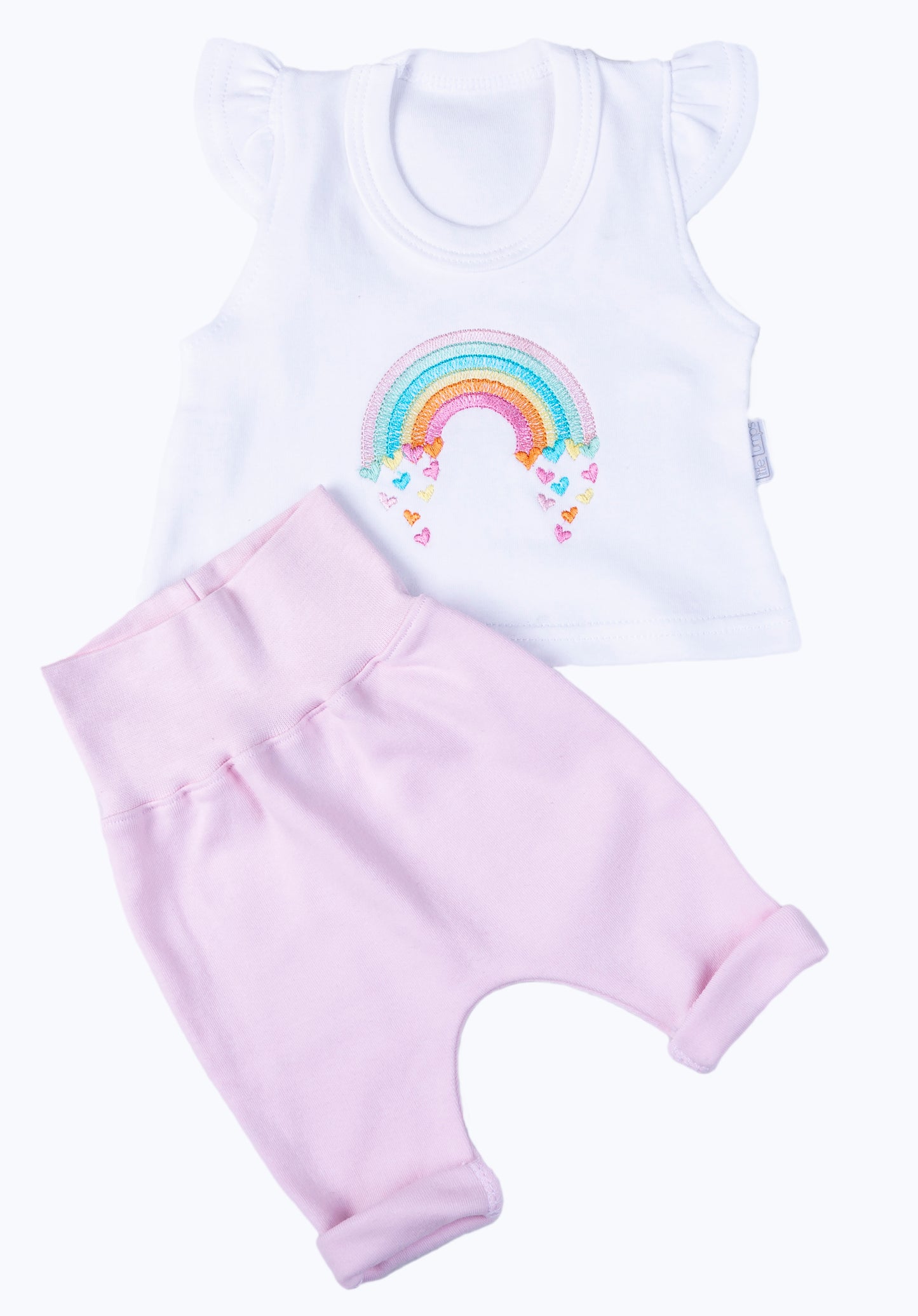 Frilled Rainbow Top & Leggings Set - Little Lumps