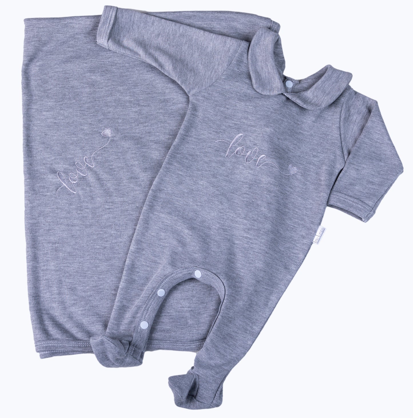 Peter Pan collared Babygro & Blanket - Little Lumps