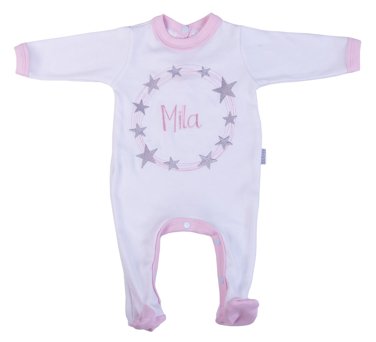Personalised Embroidered Babygro - Little Lumps