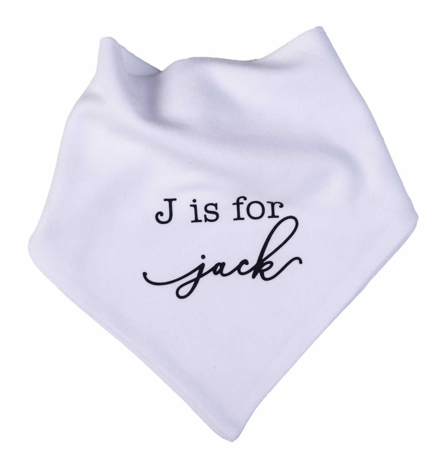 Personalised Baby Printed Bandanna Bib - Little Lumps