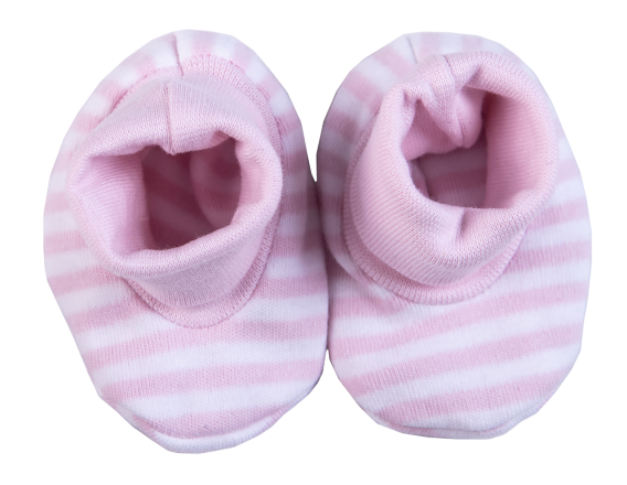 Baby Striped Ribbed Shoes - Little Lumps