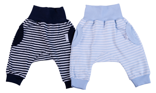 Striped Baby Slouch Pants - Little Lumps