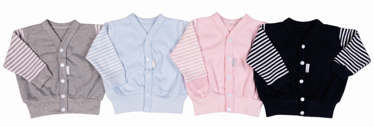 Striped Baby Cardigan - Little Lumps