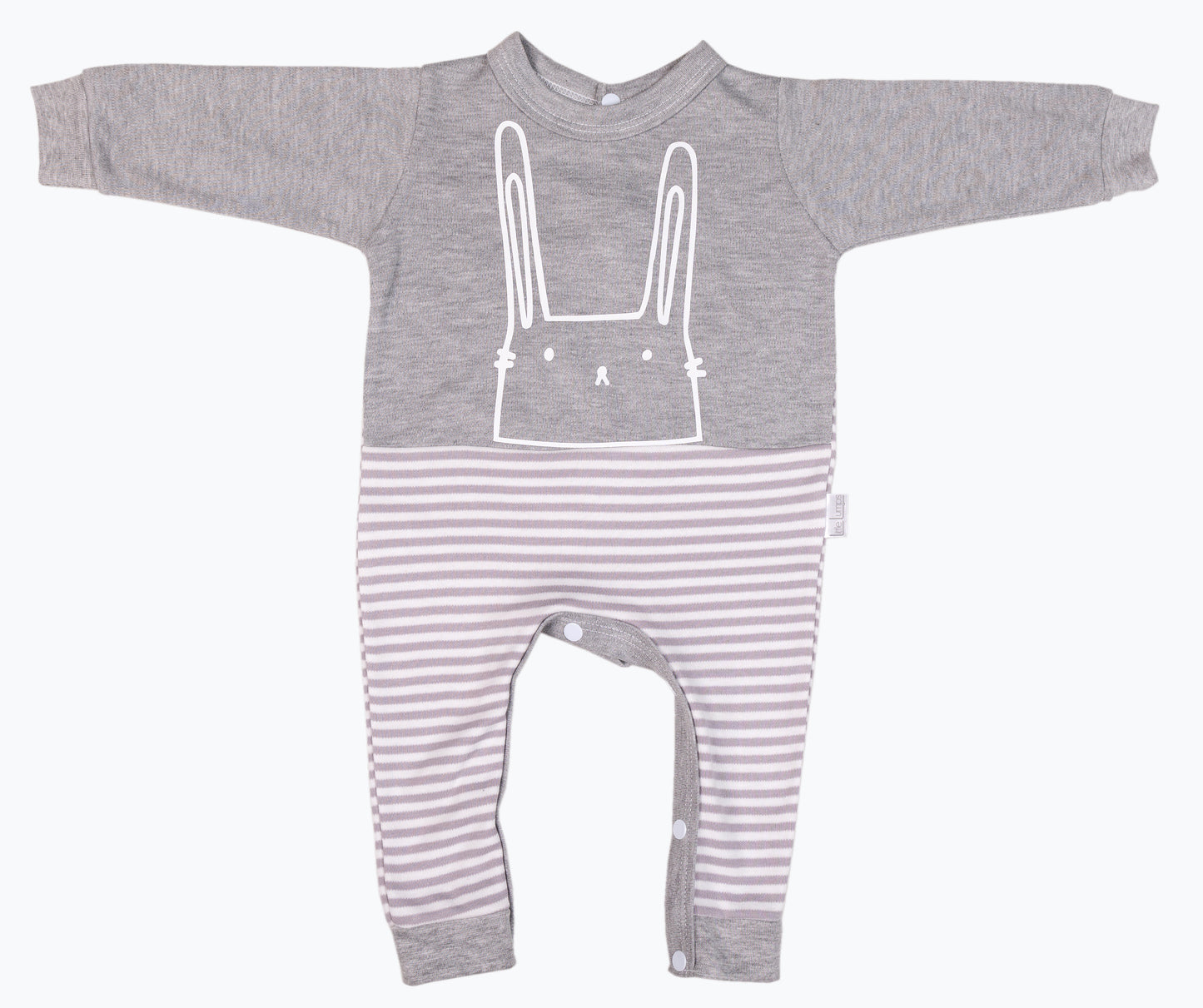 Striped Printed Babygros - Little Lumps