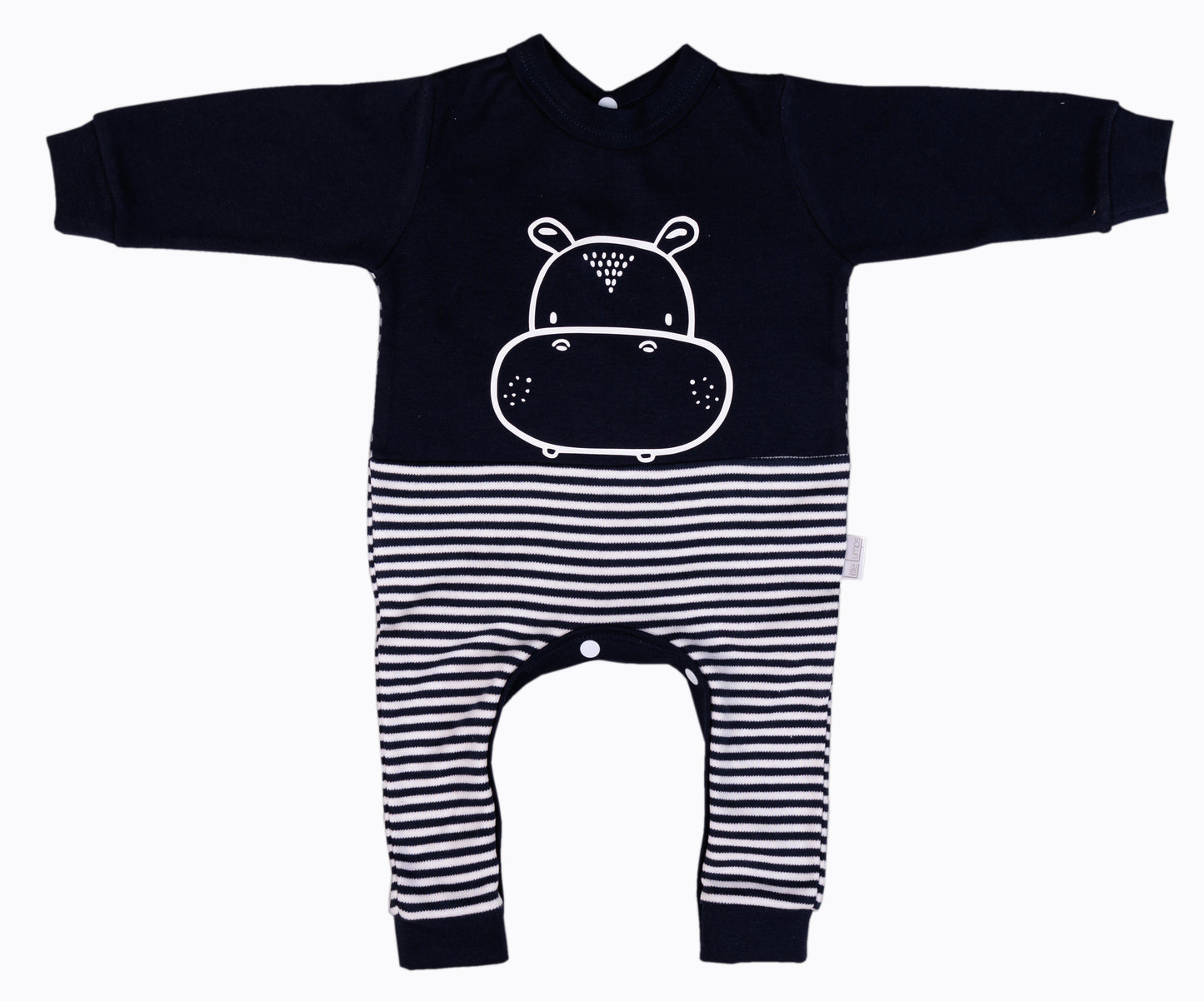 Striped Printed Babygros - Little Lumps