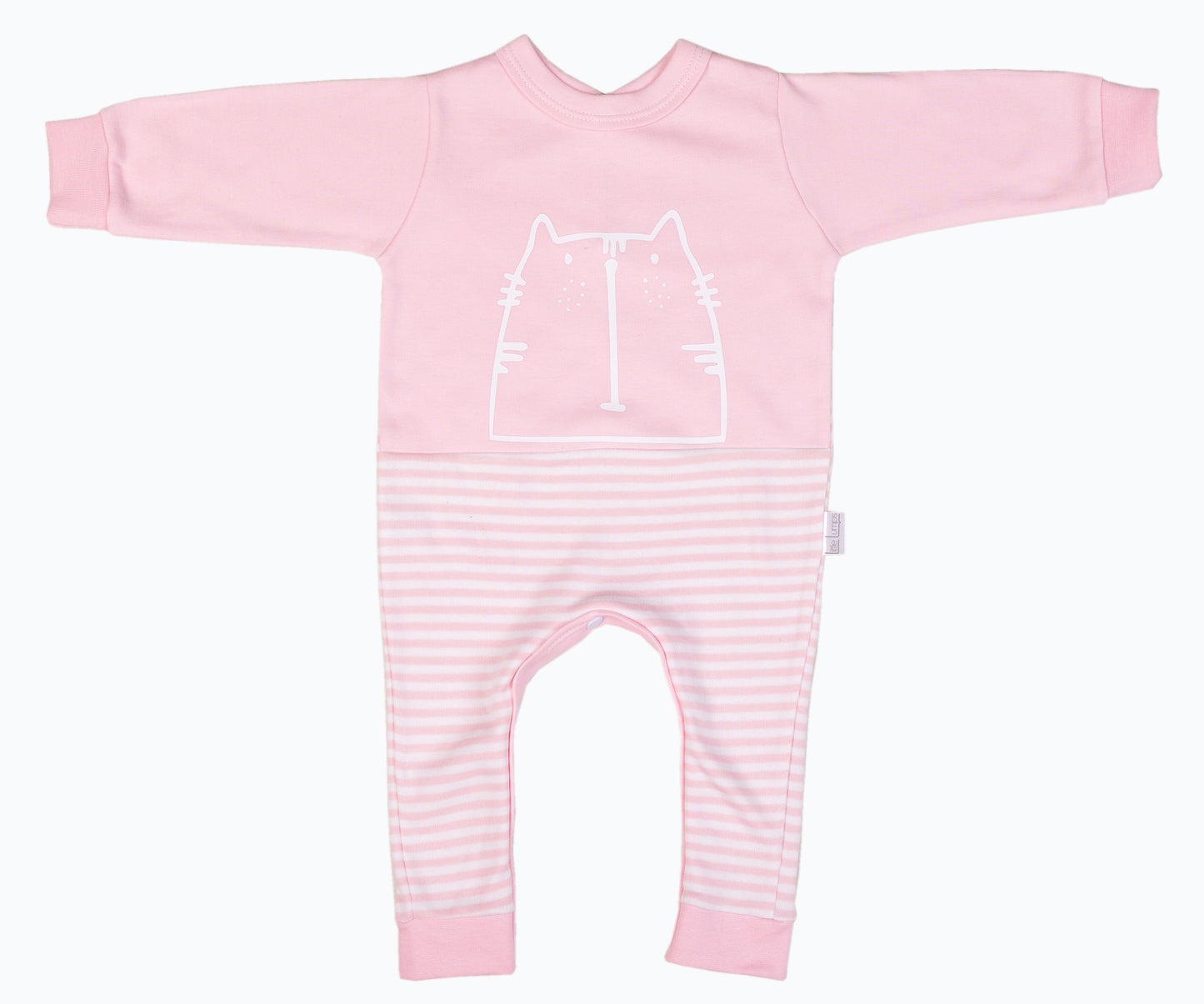 Striped Printed Babygros - Little Lumps