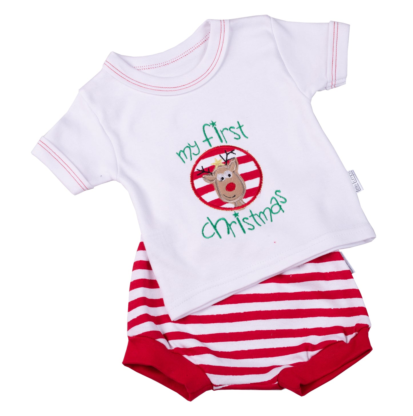 My 1st Christmas Baby Short Set - Little Lumps