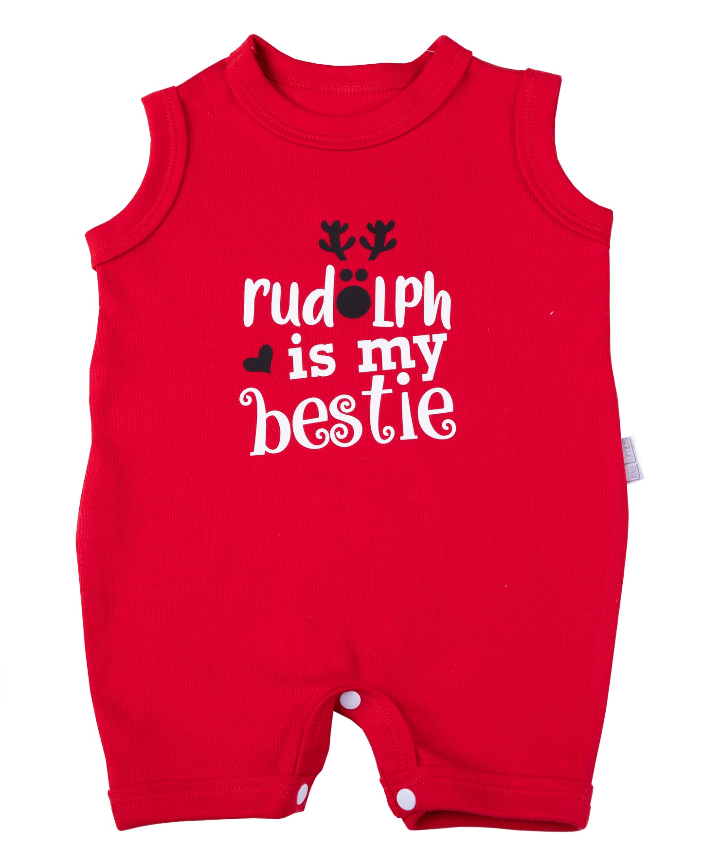 Christmas Baby Rudolph Romper - Little Lumps