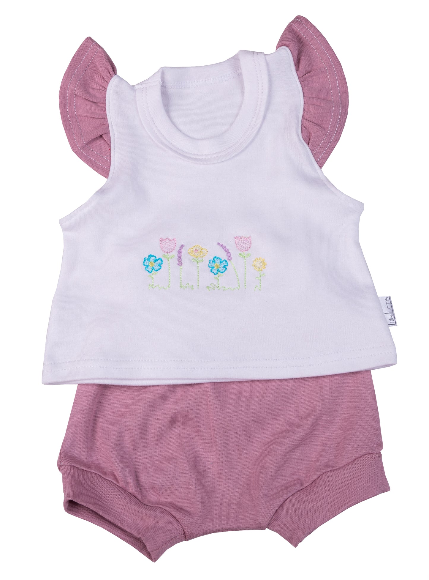 Baby Frilled Top & Short Set - Little Lumps