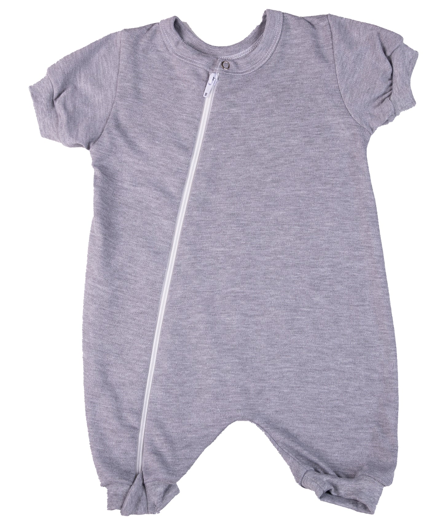 100% Cotton Infant Zip Summer Romper - Little Lumps