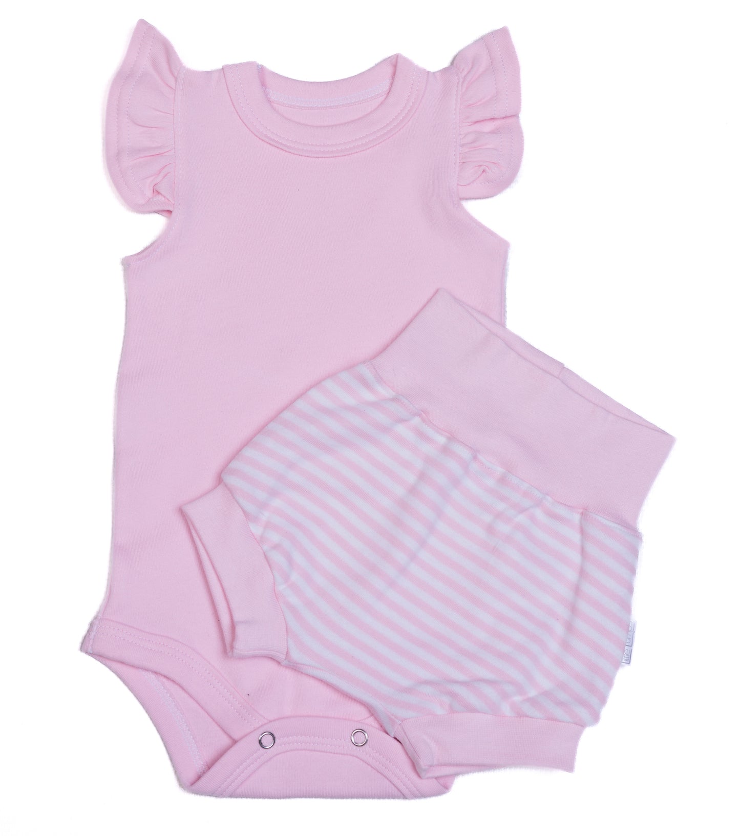 Baby frilled sleeve onesie set - Little Lumps