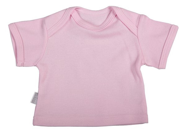 Baby Short Sleeve T-Shirts With Envelope Neckline - Little Lumps