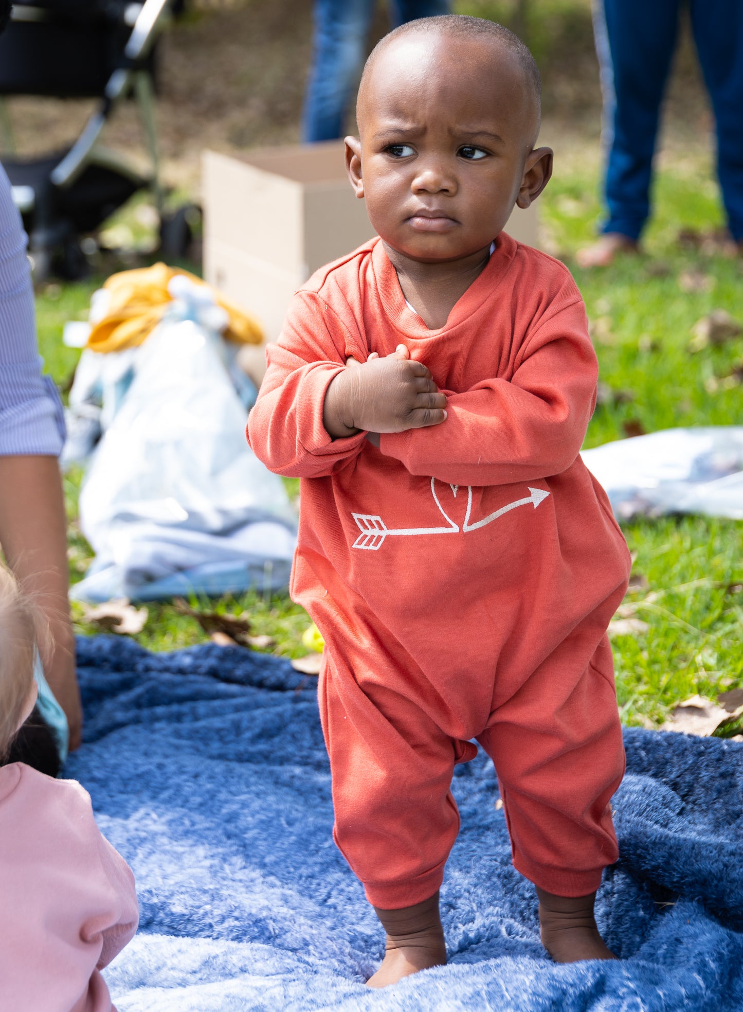 Arrow Rust Babygro - Little Lumps