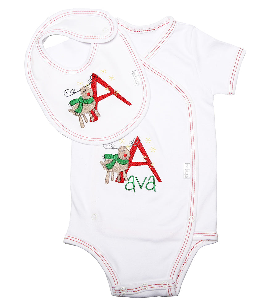 Christmas Baby Personalised Onesie - Little Lumps