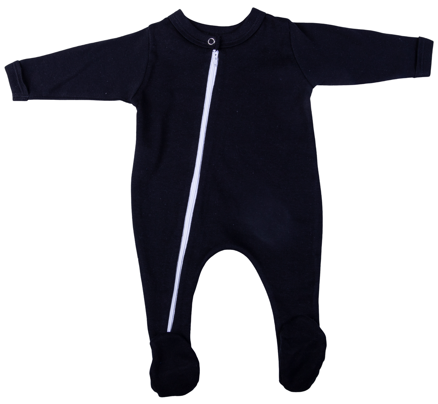 100% Cotton Infant Zip Opening Babygro - Little Lumps