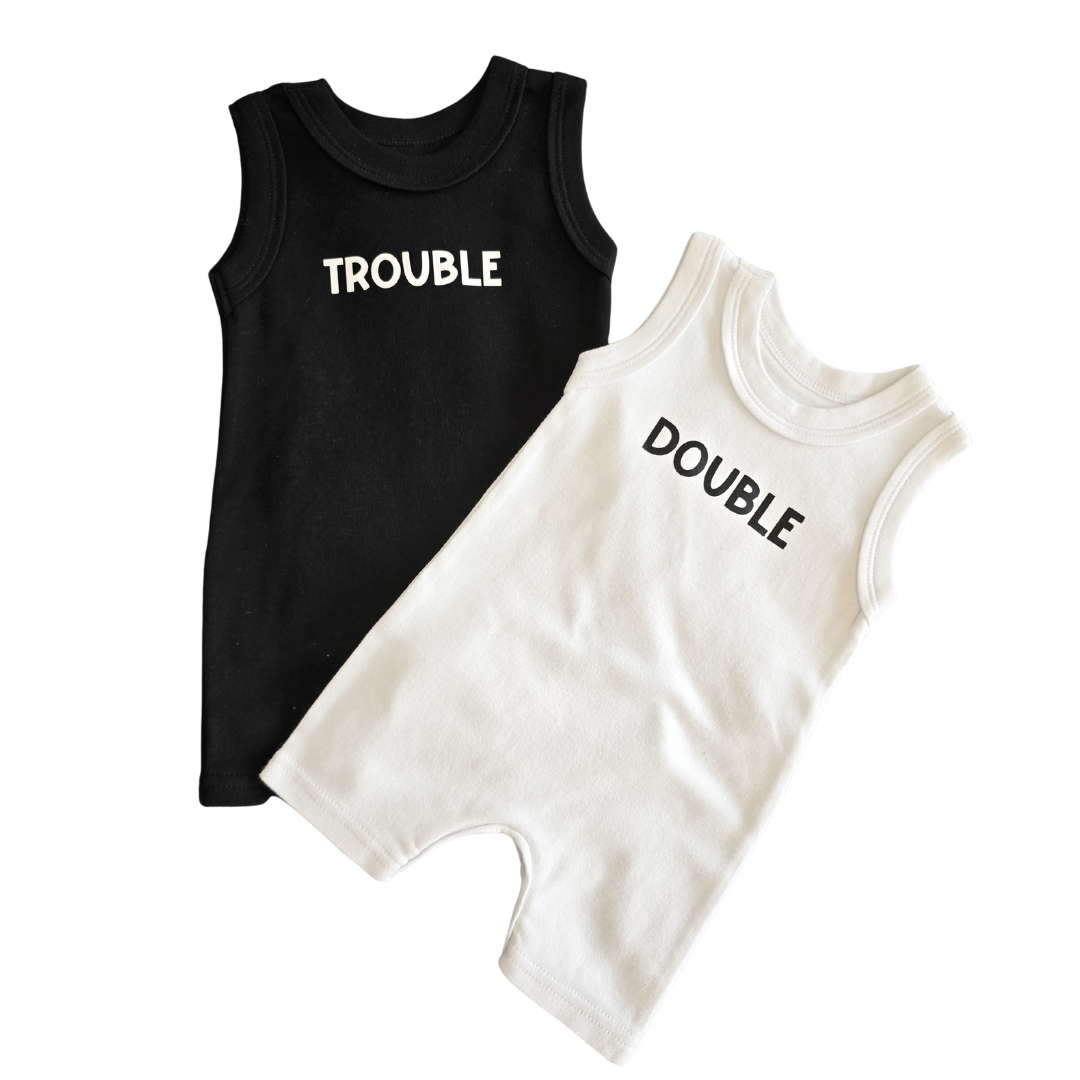 Twins - Double Trouble Romper Set