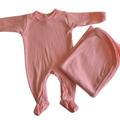 Adorable Peachy Onesie Set