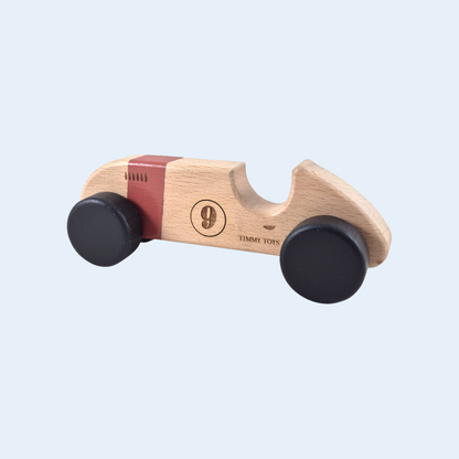 Vintage Racing Car Wooden Toys