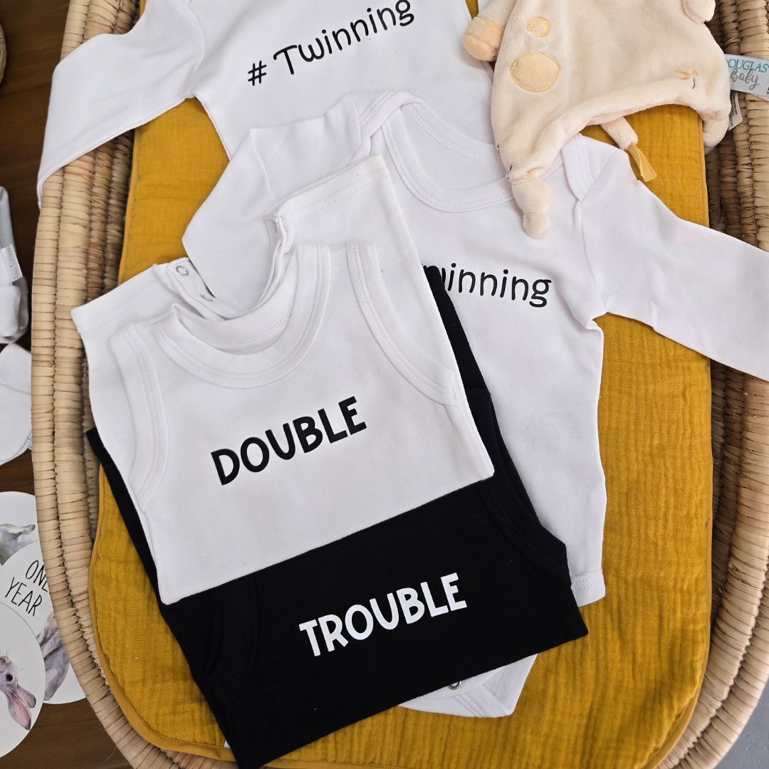 Twins - Double Trouble Romper Set