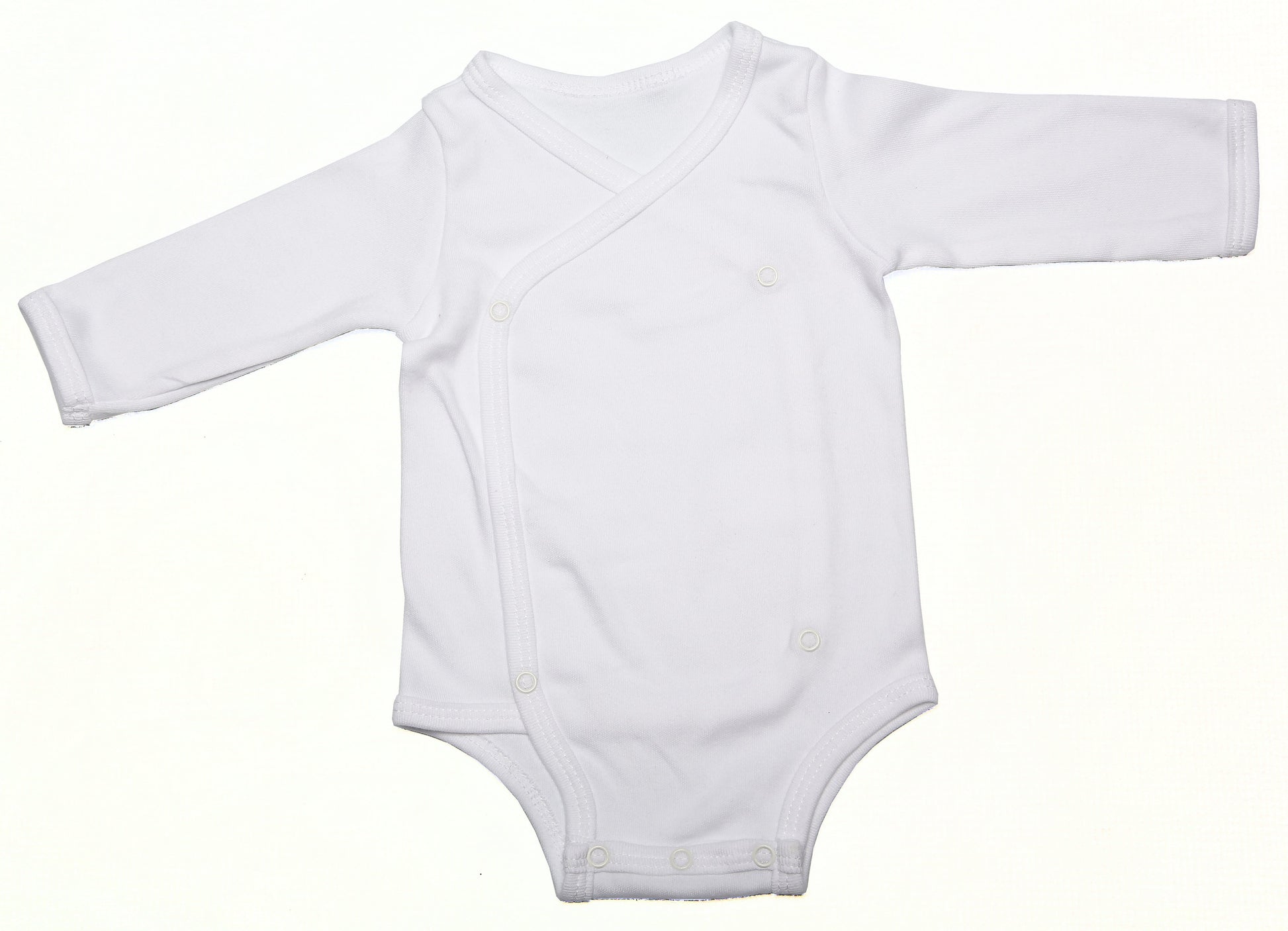 2-Pack Long-Sleeved Crossover Button-Up Onesies Mixed Colours - Little Lumps