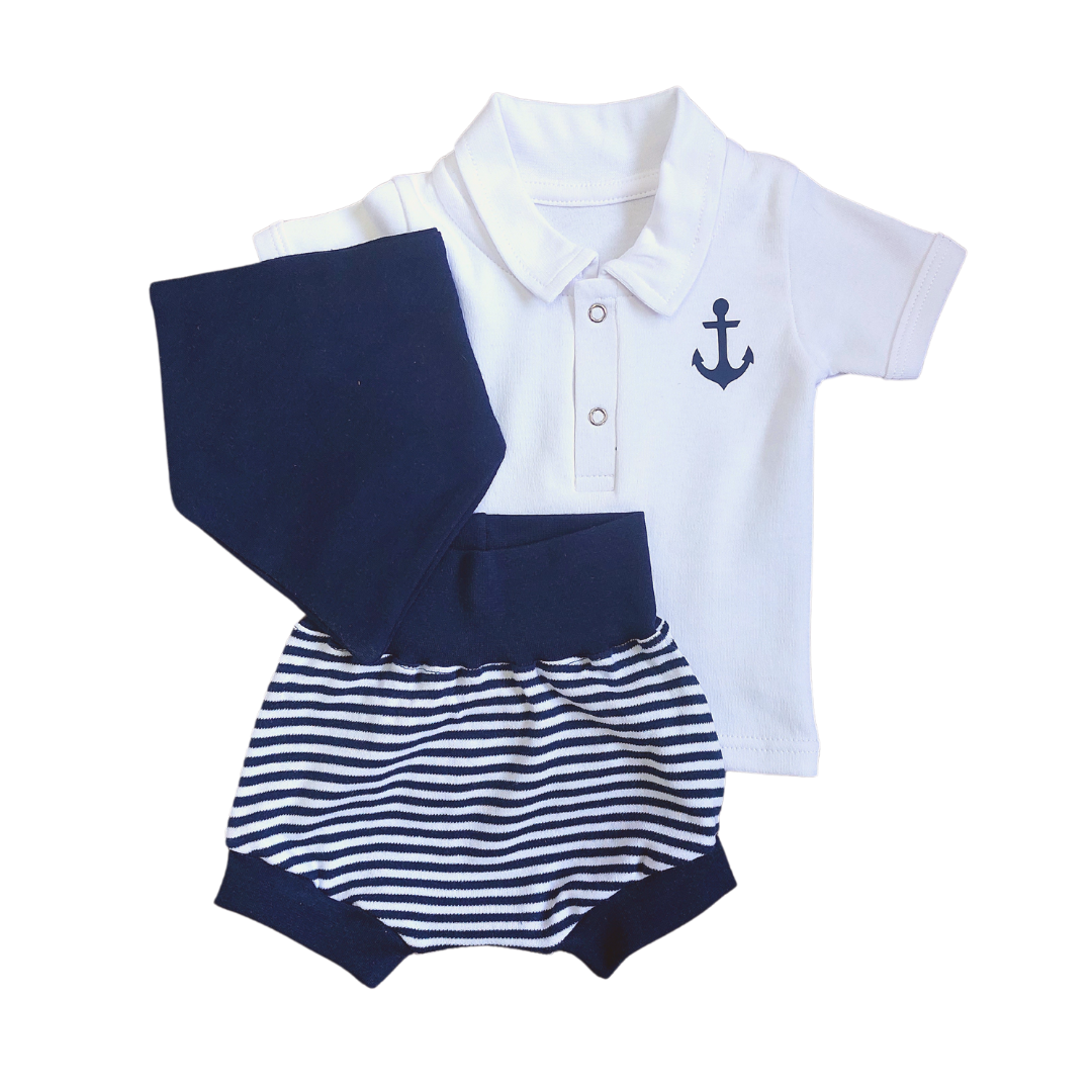 Baby Sailor T-shirt & Short Set